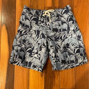 Boys jungle elephant bathing suit swim shorts cruise shorts